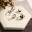 Vintage Playing Card Joint Ring Set - 5 Pieces