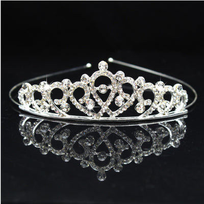 Princess Rhinestone Crown Alloy Headband for Children