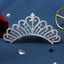 Princess Rhinestone Alloy Crown with Comb for Bridal and Kids