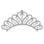 Princess Rhinestone Alloy Crown with Comb for Bridal and Kids