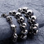 Punk Skull Titanium Steel Men's Bracelet - European and American Style Jewelry Gift