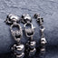 Punk Skull Titanium Steel Men's Bracelet - European and American Style Jewelry Gift