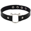 Punk PU Leather Patchwork Cat Ear Choker Necklace for Women