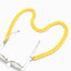 Resin Acrylic Lemon Yellow Retro Fashion Glasses Chain