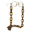 Resin Acrylic Leopard Print Glasses Chain - Simple Retro Fashion Anti-Skid Anti-Lost Design