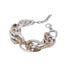 Retro Acrylic Multi-Color Hollow Amber Aluminum Chain Bracelet - Hip-Hop Style Fashion Accessory