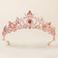 Retro Baroque Bridal Crown Headdress for Wedding Dress Accessories