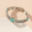 Retro Bohemian Carved Turquoise Women's Bangle Bracelet