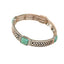 Retro Bohemian Carved Turquoise Women's Bangle Bracelet