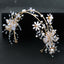 Retro Floral Bridal Headband Wedding Hair Accessories