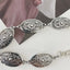 Retro Color Block Alloy Women's Chain Belt - Versatile Korean Style Dress Waist Chain in Gold and Silver