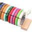 Retro Acrylic Color Block Beaded Women's Bangle Bracelet