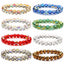 Retro Colorful Crystal Beaded Bracelet with Natural Stone and Glass Beads