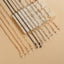 Retro Geometric Alloy Silica Gel Glasses and Mask Chain for Women and Men