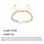 Retro Heart & Star Pearl Bracelet with Gold-Plated Shell Beads