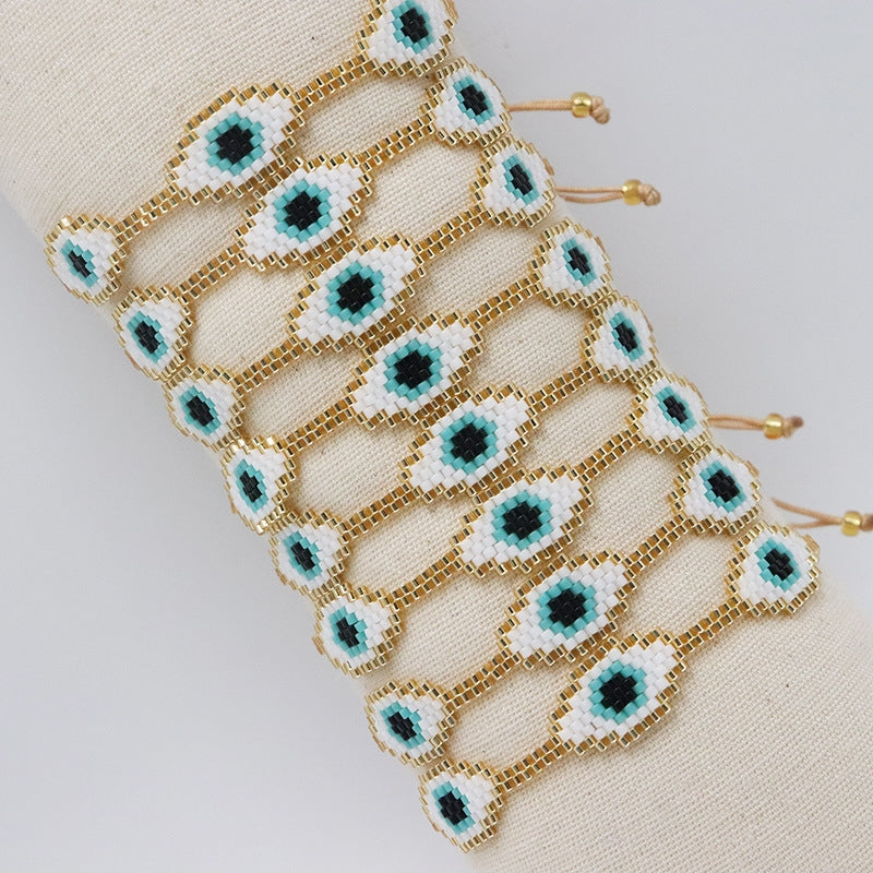 Retro Evil Eye Miyuki Bohemian Women's Bracelet