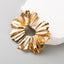 Retro Geometric Irregular Alloy Stud Earrings - Gold & Silver Plated Fashion Design