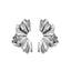 Retro Geometric Irregular Alloy Stud Earrings - Gold & Silver Plated Fashion Design