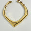 Retro Alloy Plated Women's V-Shaped Choker Necklace