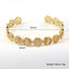 Retro Fashion Gold-Plated Adjustable Copper Bracelet