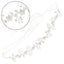 Retro Floral Ceramic Pearl Hair Band for Bridal and Special Occasions