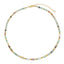 Retro Geometric Malachite Freshwater Pearl Beaded Necklace