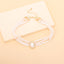 Retro Geometric Oval Pearl Layered Choker Necklace