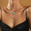 Retro Heart-Shaped Turquoise Pendant Necklace for Women