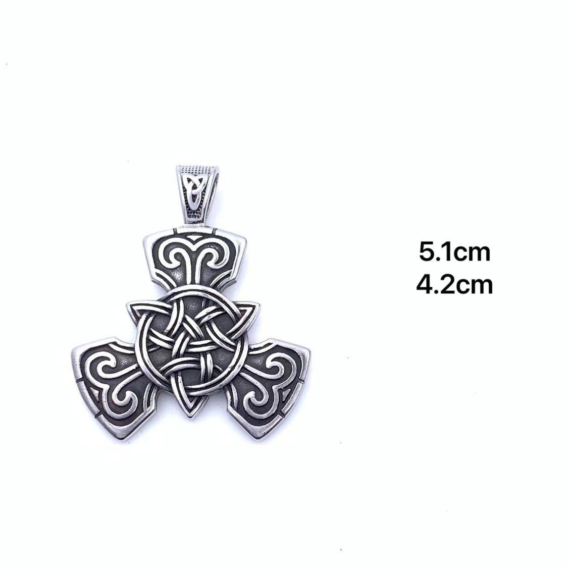 Retro Celtic Knot Stainless Steel Men's Pendant Necklace