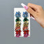 Retro Bohemian Gradient Rhinestone Gemstone Women's Drop Earrings