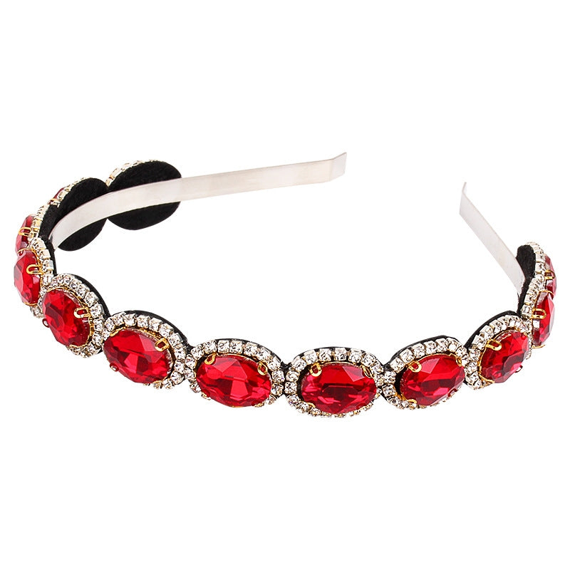 Retro Crystal Rhinestone Hairband