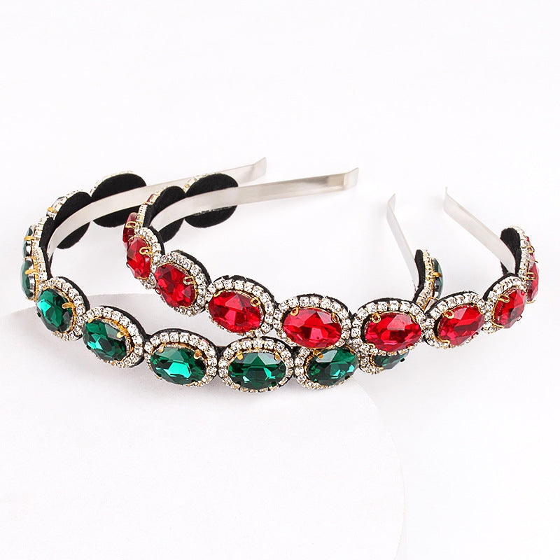 Retro Crystal Rhinestone Hairband