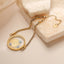 Retro Punk 18K Gold Plated Stainless Steel Portrait Disc Bracelet for Women