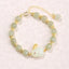 Retro Jade Rabbit Women's Alloy & Crystal Bracelet