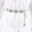 Retro Bohemian Turquoise Gemstone Women's Chain Belt