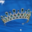 Retro European Bridal Zircon Crystal Crown Hair Accessory