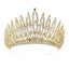 Retro Rhinestone Alloy Crown for Bridal and Wedding Tiaras