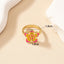 Retro Flower Design Alloy Statement Rings for Women