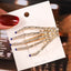 Retro Skull Hand Claw Rhinestone Hair Clip