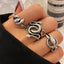 Retro Punk Snake Ring - Fashionable Serpent Design Ring