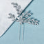 Retro Snowflake Rhinestone Hairpin Bridal Hair Accessory