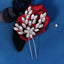 Retro Snowflake Rhinestone Hairpin Bridal Hair Accessory