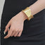 Retro Solid Color Alloy Plated Women's Open Cuff Bracelet