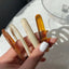 Retro Amber Pattern Acrylic Bangle Bracelet for Women
