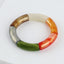 Retro Acrylic Bangle Bracelet Set