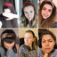 Retro Solid Color Velvet Knot Headband for Women