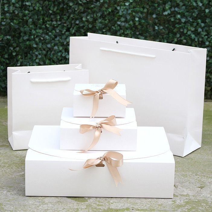 Retro Solid Color Gift Wrapping and Cosmetic Box Set