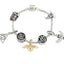 Retro Sterling Silver Cartoon Charm Bracelets for Women and Kids
