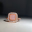 Retro Square Crystal Copper Candy Color Gemstone Rings for Women