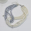 Retro Multi-Layered Pearl Necklace for Women - Vintage Statement Choker